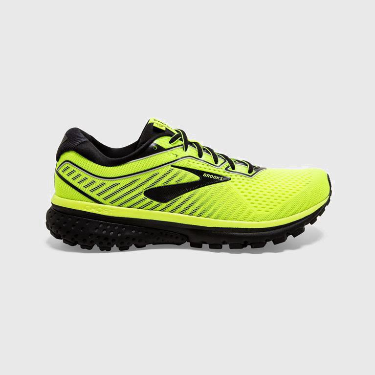 Tenis Brooks Ghost 12 - Zapatillas Para Correr En Asfalto Hombre - Amarillo (YSGN-94703)